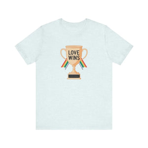 Soft Love Wins Jersey Tee High-quality Print - Dipaliz - T-shirts