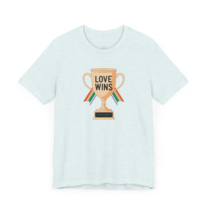 Soft Love Wins Jersey Tee High-quality Print - Dipaliz - T-shirts
