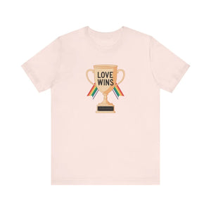Soft Love Wins Jersey Tee High-quality Print - Dipaliz - T-shirts