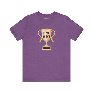 Soft Love Wins Jersey Tee High-quality Print - Dipaliz - T-shirts