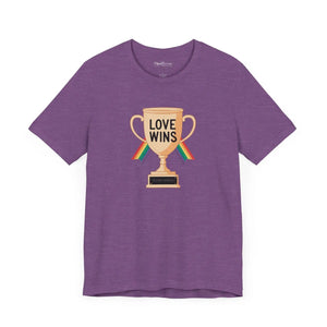 Soft Love Wins Jersey Tee High-quality Print - Dipaliz - T-shirts