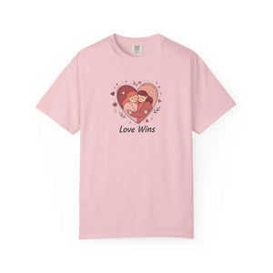 Love Wins Couple Graphic Tee - Unity Message Design - Dipaliz - T-shirt