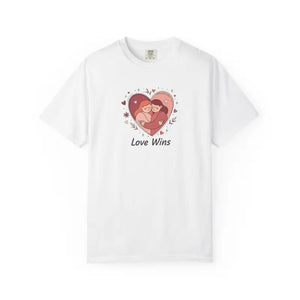 Love Wins Couple Graphic Tee - Unity Message Design - Dipaliz - White / s - T-shirt