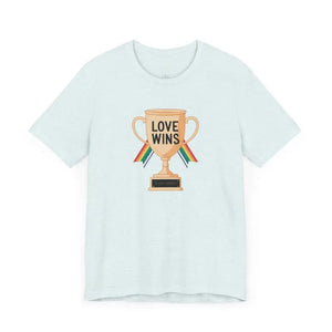 Love Wins Unisex Jersey Tee - High-quality Print Comfort - Dipaliz - T-shirts