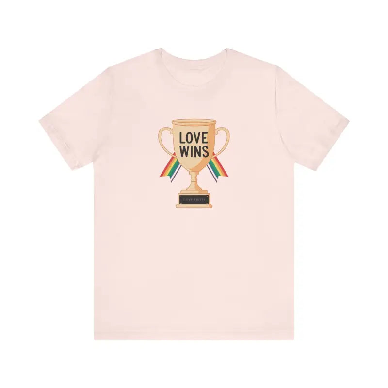 Unisex Jersey Tee: Love Wins Comfort Reigns Supreme! - T-shirt