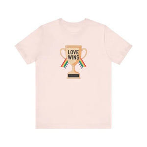 Love Wins Unisex Jersey Tee - High-quality Print Comfort - Dipaliz - T-shirts