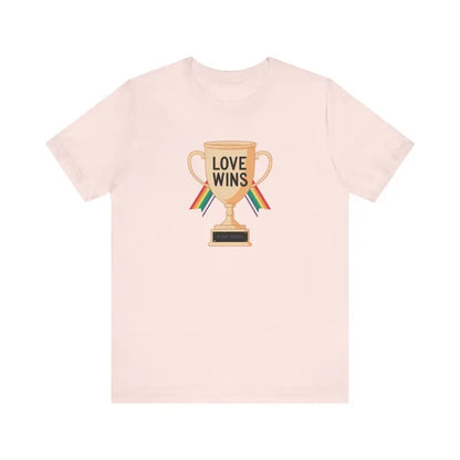 Unisex Jersey Tee: Love Wins Comfort Reigns Supreme! - T-shirt