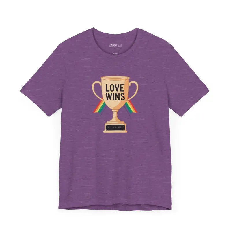 Unisex Jersey Tee: Love Wins Comfort Reigns Supreme! - T-shirt