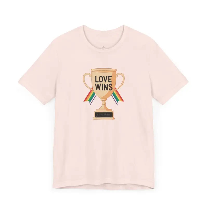 Unisex Jersey Tee: Love Wins Comfort Reigns Supreme! - T-shirt