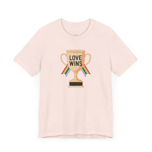Love Wins Unisex Jersey Tee - High-quality Print Comfort - Dipaliz - T-shirts