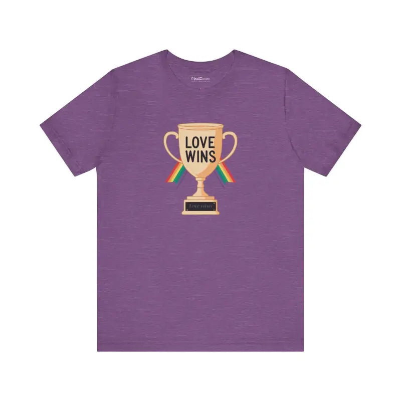 Unisex Jersey Tee: Love Wins Comfort Reigns Supreme! - T-shirt