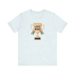 Love Wins Unisex Jersey Tee - High-quality Print Comfort - Dipaliz - T-shirts