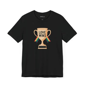 Love Wins Unisex Jersey Tee - High-quality Print Comfort - Dipaliz - T-shirts