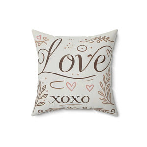 Love Xoxo Decorative Pillow – Cozy Home Decor - Dipaliz - Throw Pillows