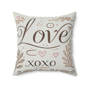 Love Xoxo Decorative Pillow – Cozy Home Decor - Dipaliz - Throw Pillows