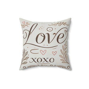Love Xoxo Decorative Pillow – Cozy Home Decor - Dipaliz - Throw Pillows
