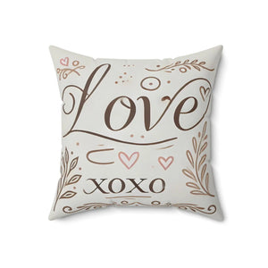 Love Xoxo Decorative Pillow – Cozy Home Decor - Dipaliz - Throw Pillows