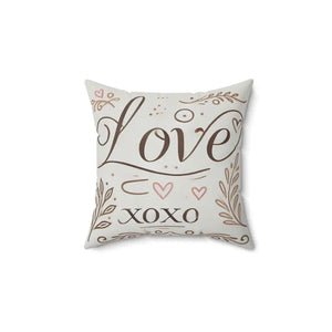 Love Xoxo Decorative Pillow - Cozy Home Decor Essential - Dipaliz - Throw Pillows