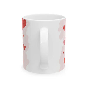 Vibrant Heart Patterns Mug - Valentine’s Day - Dipaliz - Mugs