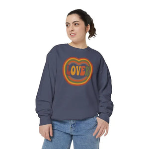 Sweatshirt - Lover Heart - Retro 70s Graphic Design - Dipaliz