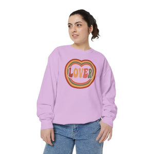 Sweatshirt - Lover Heart - Retro 70s Graphic Design - Dipaliz