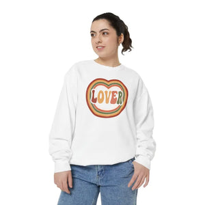Sweatshirt - Lover Heart - Retro 70s Graphic Design - Dipaliz