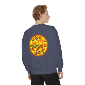 Sweatshirt - Lover Heart - Retro 70s Graphic Design - Dipaliz