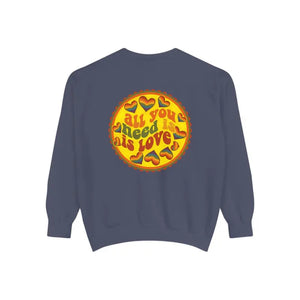 Sweatshirt - Lover Heart - Retro 70s Graphic Design - Dipaliz