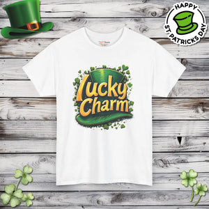 Vibrant Lucky Charm Heavy Cotton Tee - St Patricks - Dipaliz - T-shirts