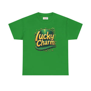Vibrant Lucky Charm Heavy Cotton Tee - St Patricks - Dipaliz - T-shirts