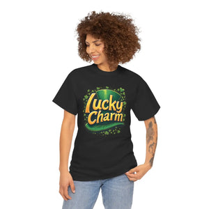Vibrant Lucky Charm Heavy Cotton Tee - St Patricks - Dipaliz - T-shirts