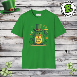 Lucky Day Unisex Softstyle Tee - St Patrick’s - Dipaliz - T-shirts - Xs