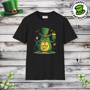 Lucky Day Unisex Softstyle Tee - St Patrick’s - Dipaliz - T-shirts - Xs