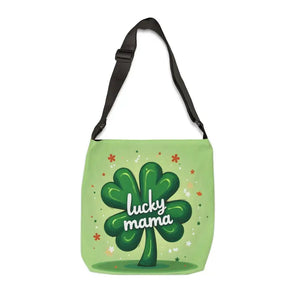 Lucky Mama Adjustable Tote - Shamrock Parade Style - Dipaliz - Shopper Bags