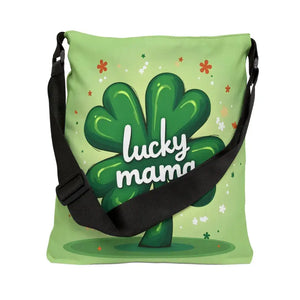 Lucky Mama Adjustable Tote - Shamrock Parade Style - Dipaliz - Shopper Bags