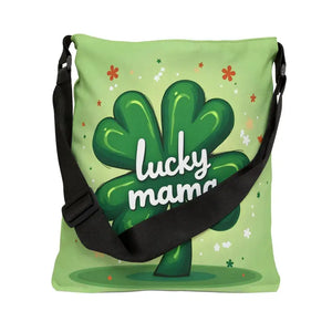 Lucky Mama Adjustable Tote - Shamrock Parade Style - Dipaliz - Shopper Bags