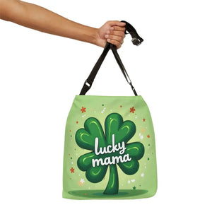 Lucky Mama Adjustable Tote - Shamrock Parade Style - Dipaliz - Shopper Bags