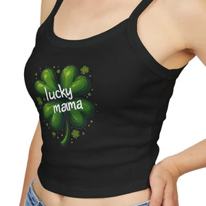 Lucky Mama Tank Top Festive St Patricks Day Style Dipaliz - Tops