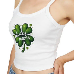 Lucky Mama Tank Top Festive St Patricks Day Style Dipaliz - Tops