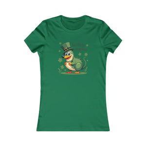 Lucky Mama Patricks Day Tee Flattering Slim Fit Shirt - Dipaliz - Kelly / s - T-shirts