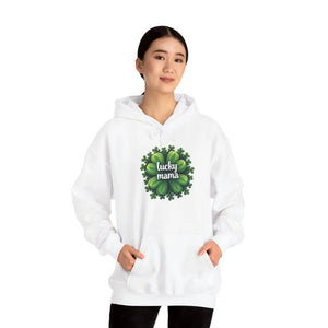 Lucky Mama Unisex Heavy Hooded Sweatshirt - Casual Cool - Dipaliz - Sweatshirts