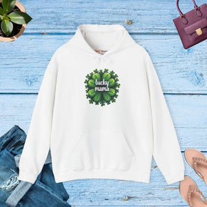 Lucky Mama Unisex Heavy Hoodie St Patricks Day Dipaliz - Sweatshirts