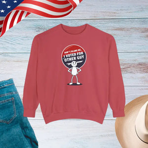 Lux Comfort Unisex Garment-dyed Sweatshirt - Color-blast Fleece - Dipaliz - Crimson / s - Sweatshirts