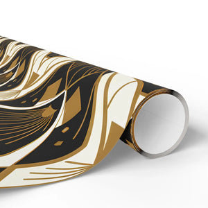 Gold Filigree Wrapping Paper – Fine Art - Dipaliz