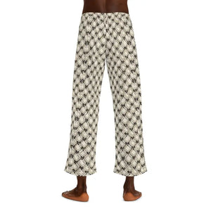 All Over Prints - Men’s Pajama Pants - Bold Plaid Pattern Comfort - Dipaliz
