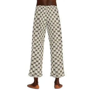 All Over Prints - Men’s Pajama Pants - Bold Plaid Pattern Comfort - Dipaliz