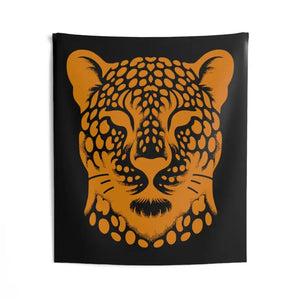 Luxe Cheetah Print Tapestry Wall Art Decor - Dipaliz - 50’’ × 60’’ - Posters Prints & Visual Artwork