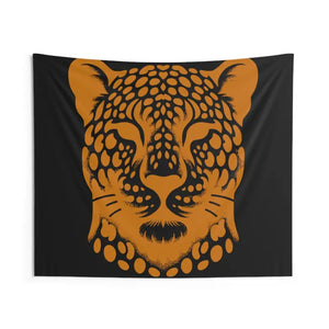 Luxe Cheetah Print Tapestry Wall Art Decor - Dipaliz - 60’’ × 50’’ - Posters Prints & Visual Artwork