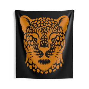 Luxe Cheetah Print Tapestry Wall Art Decor - Dipaliz - 68’’ × 80’’ - Posters Prints & Visual Artwork
