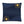 Navy Blue Basic Pillow with Gold Flower Glam Accent - Dipaliz - 22″×22″ - Throw Pillows